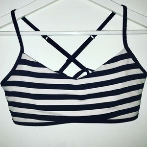 Lululemon Hot Spell Sports Bra Apex Stripe Size 10